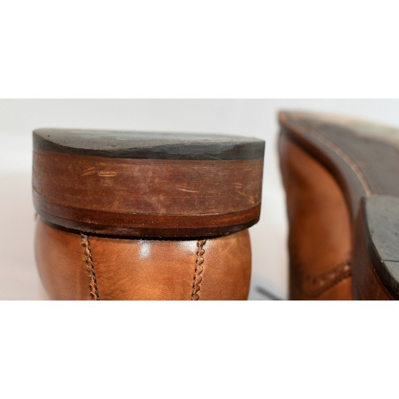 Coal Haan Grand OS Giraldo Cap II Brown Tan Cap Toe Brogue Oxfords Mens Sz 13M - Picture 8 of 9